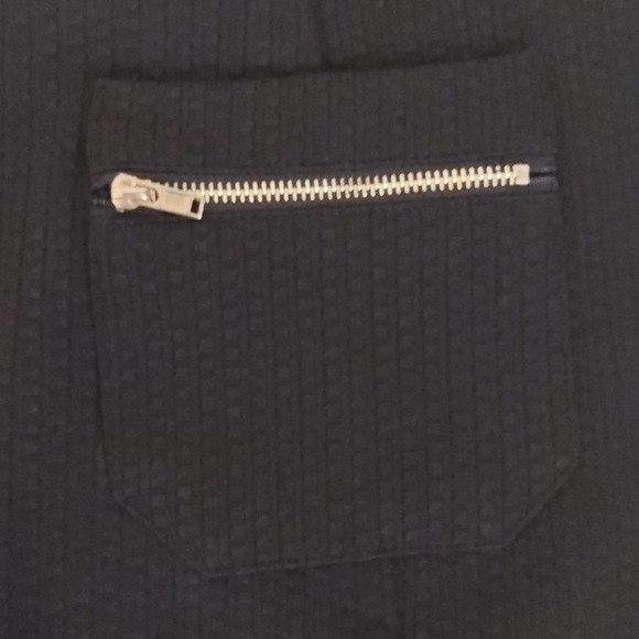 Very J Textured Moto Skirt in Black Medium - Picture 2 of 7